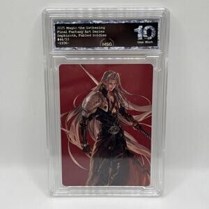 2025 MTG Final Fantasy Sephiroth Fabled Soldier 44/53 Graded 10 Collectible Card